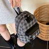 Korean Version Plaid Backpack Women's Bag 2025 New Fashion Small Fresh Women's Backpack Casual and Light Travel Schoolbag