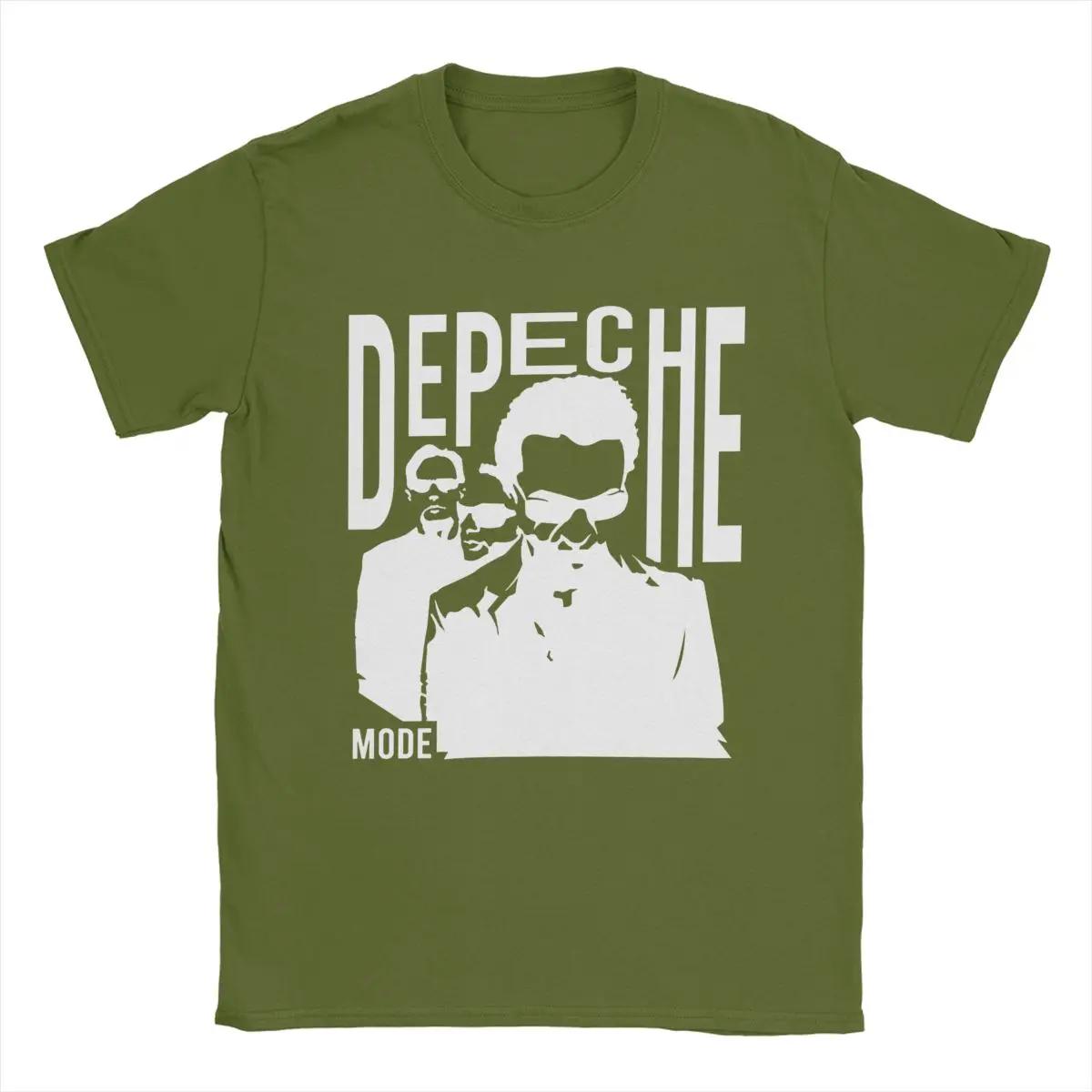 

Depeches Cool Modes Мужские футболки Креативные футболки Футболки с коротким рукавом и круглым вырезом Футболки из чистого хлопка Новое поступление Топы 3XL