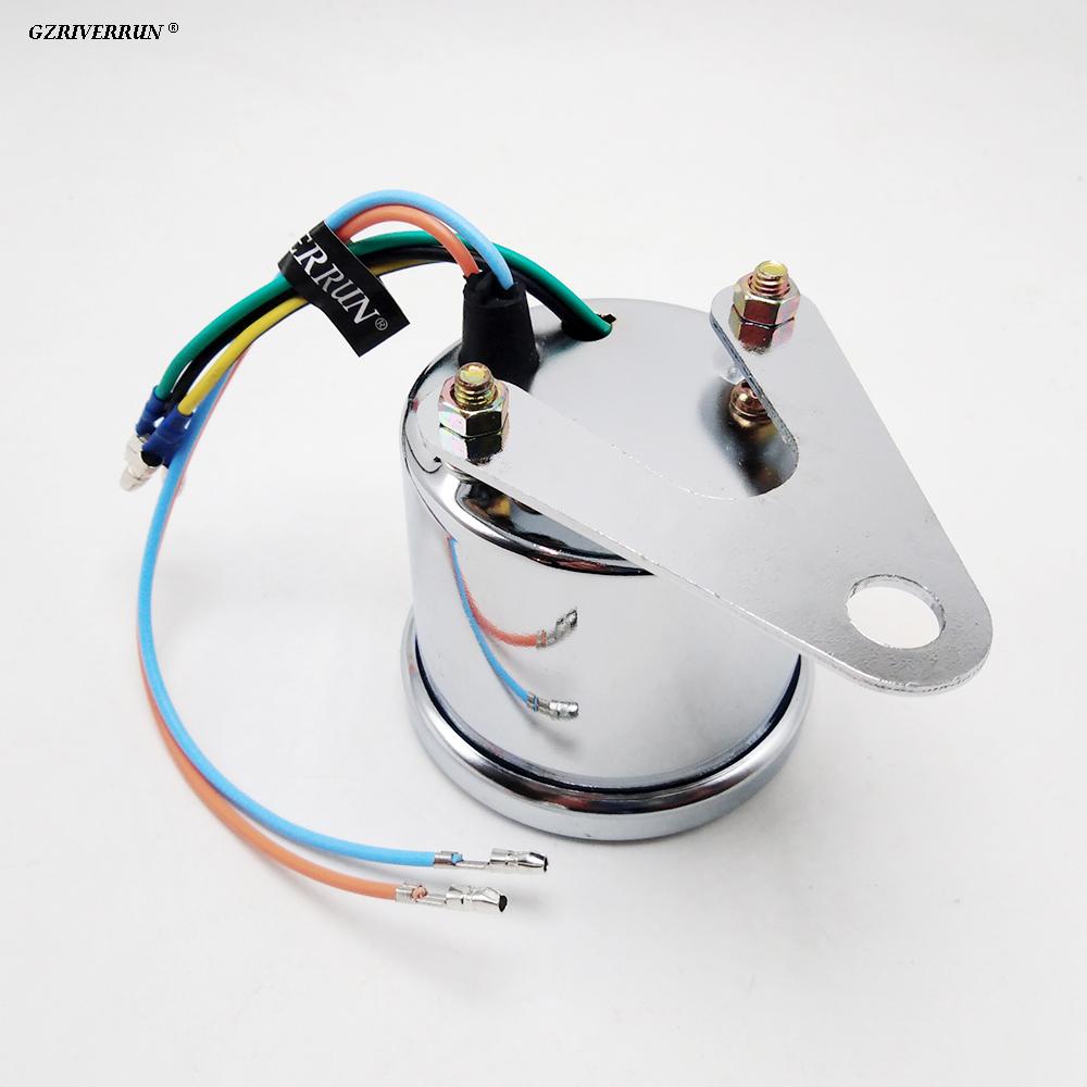 Motorrad Tacho Universal Backlit 12V Zubehör Geschwindigkeitsmesser Tachoanzeige Hintergrundbeleuchtung für Yamaha FZS 1000 Fazer GN 125 ...