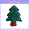 Creative Tree Shaped Plush Cushion With Embroidered Flower Pattern For Living Room Decor