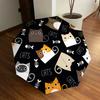 1pc Cat Prints Automatic Folding Umbrella, 8 Ribs Iron Frame, Suitable for Outdoor Travel and Daily Use Yy251120199