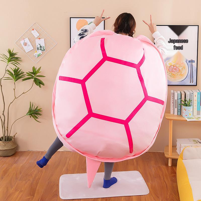 Wearable Turtle Shell Pillow: Doll, Sleeping Bag, Cushion, Birthday Gift