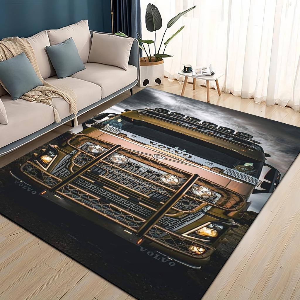27 Style New Volvo Cargo Trucks Lorry Car Motorcycle Rug Carpet for Living Room Bedroom Home Decor,kid Non-slip for Sofa Doormat