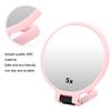 5X Magnifying Folding   Cosmetic Mirror Travel Portable Makeup Mirror