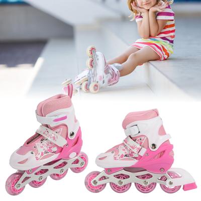 Inline Skates for Kids Boys Girls Adjustable Blade Roller Skates with Light Up Wheels for Indoor Outdoor