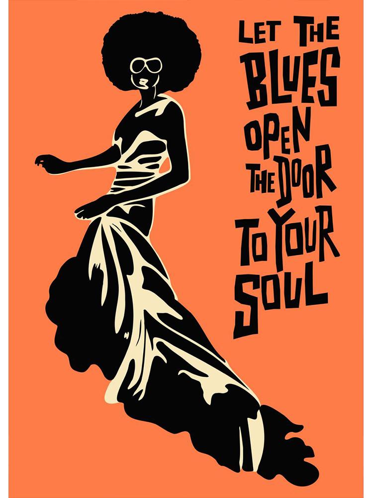 Amerikaanse Folk Blues Jazz Festival Canvas Schilderij Abstract Wall Art Poster En Print Voor Woonkamer Home Decoratie Foto