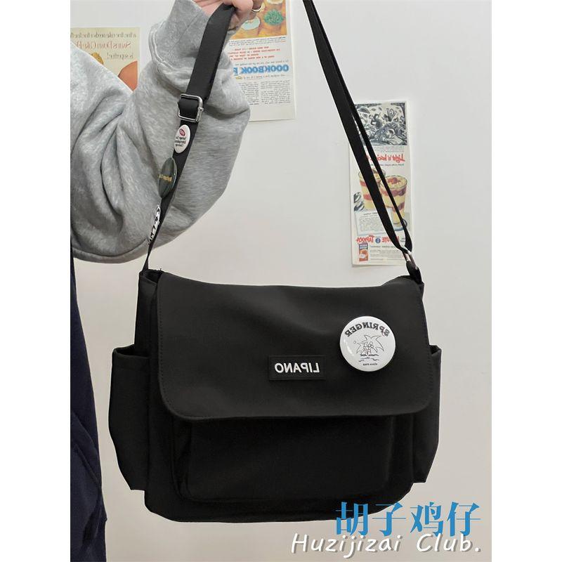 

Retro Japanese Class Minimalist All-Matching Shoulder Bag Vice Factory Edition Black