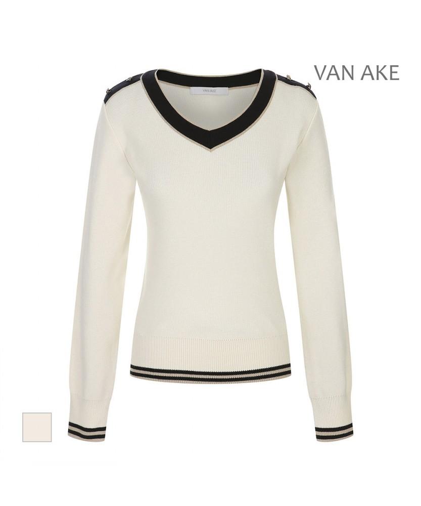 VANAKE Simple V-Neck Knit_Vb42Ktq322Z