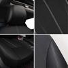Universal Car Seat Cover Protector PU Leather Front & Rear Seat Back Cushion Pad Mat Backrest for Auto Interior Truck SUV Sedan