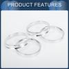 INFINAUTO Hub Centric Rings 54.1mm Inner to 60.1mm Outside Diameter Vehicle Wheel Hub Rings Aluminum Alloy 4pcs
