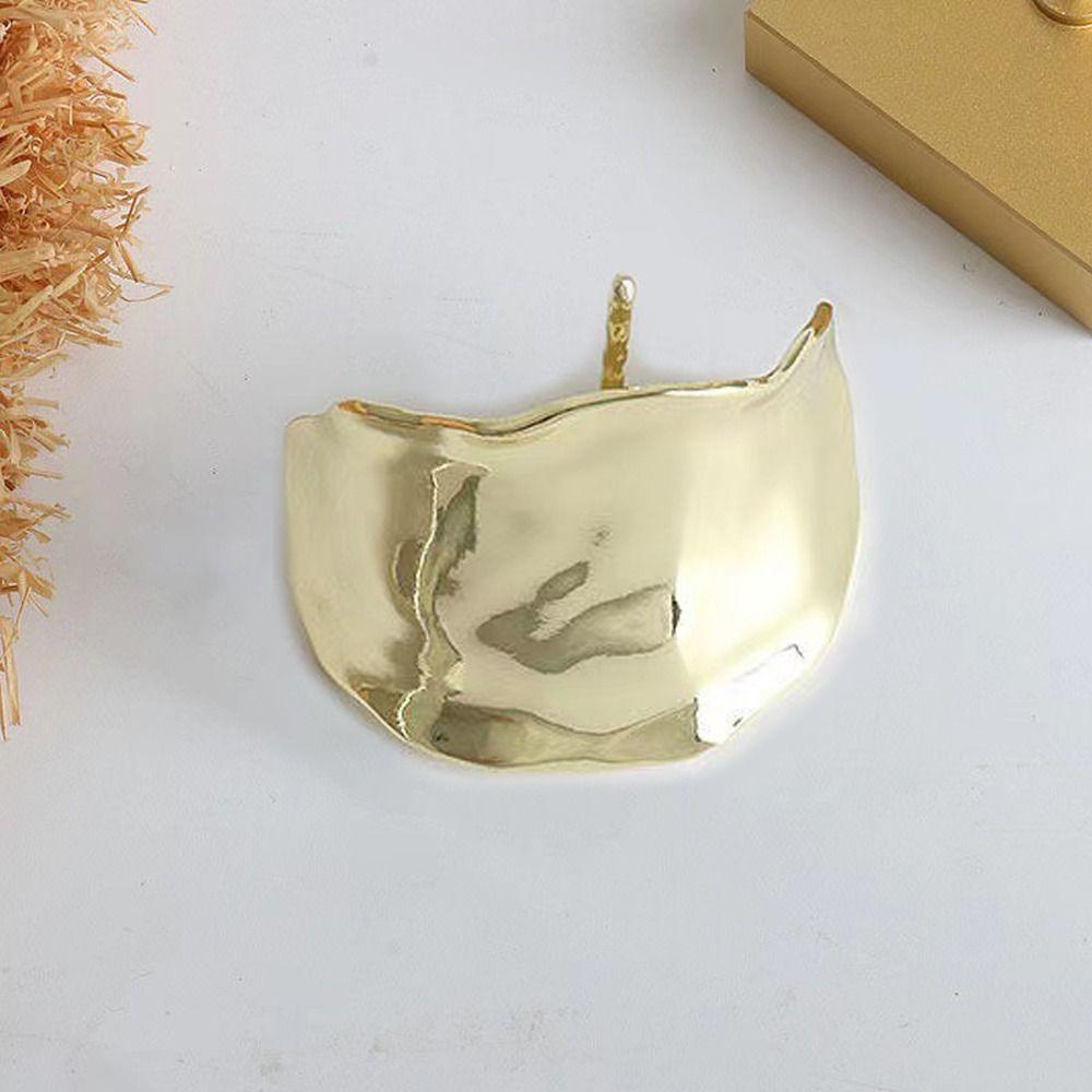 

Металлическая заколка-гребень для хвоста, крафт-заколка для волос, уникальная ретро-заколка, женская gold-type 2