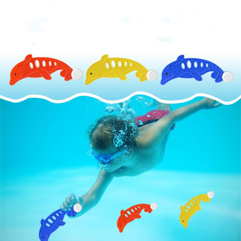Kids Summer Shark Rocket Throwing Toy Swimming Pool Dive Game Water Fun Games Pool Toys Baby Water Educational Bath Toys Gifts