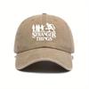 Versatile Old Washed Baseball Hat Cowboy Peaked Cap Street Fashion Hat for Women