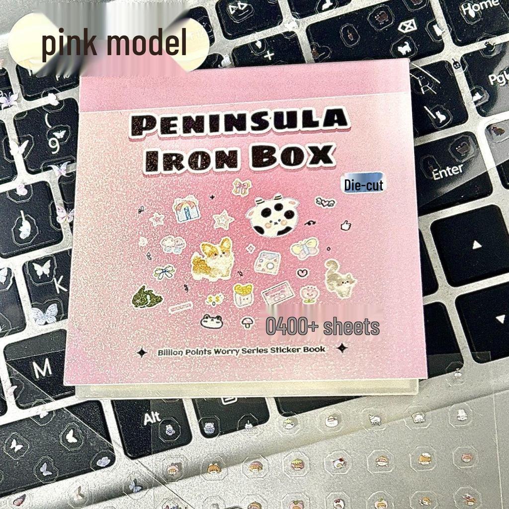 Mini Die-Cut Nail Art Sticker Book - Cute Decorative Stickers