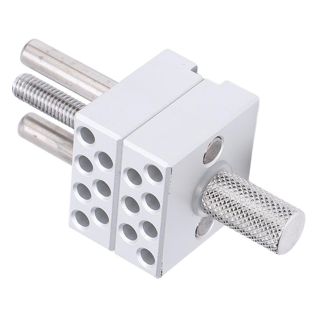 Mini Vise Clamp High Accuracy Adjustable 30mm Maximum Clamping Dia Metal Handy for Jewelry Making