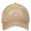 Lehman Brothers Faillissement Retro Truckerpet Iconische Snapback Pet Geschikt voor Mannen Vrouwen Vintage Bankwezen Memorabilia Iconisch