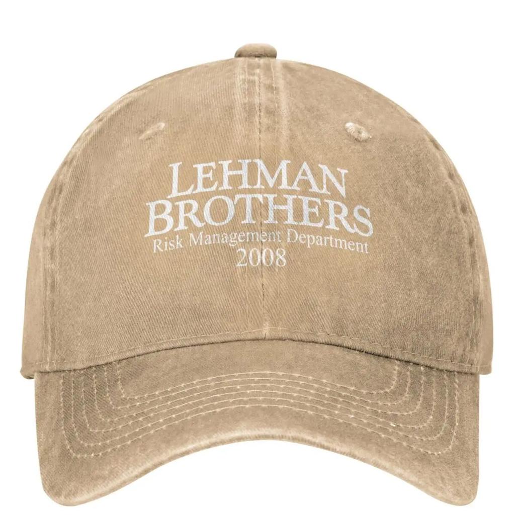 Lehman Brothers Faillissement Retro Truckerpet Iconische Snapback Pet Geschikt voor Mannen Vrouwen Vintage Bankwezen Memorabilia Iconisch