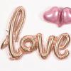 42" Rose Gold Script Love Letter Foil Balloon For Wedding Engagement Decor