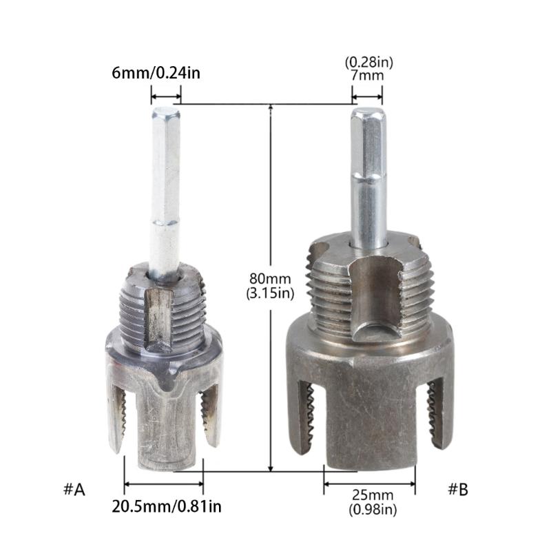 1/2inch 3/4inch Internal External Pipe Threading Tool Pipe Thread Cutting Mold For Home Pipe Thread Repair Accessories