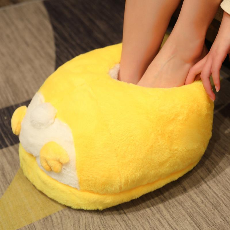 Плюшевая игрушка, мягкая игрушка, подушка-единорог, зимняя грелка для рук, утка, корги, хомяк, грелка для ног 40cm