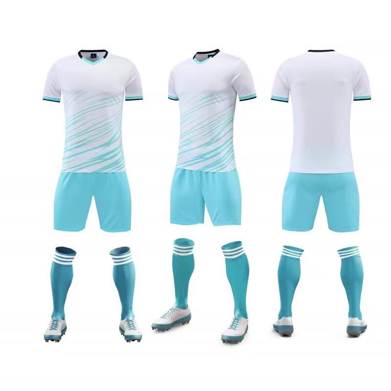 A student competition jersey DIY running jersey football jersey set adult children s football training jersey male XS