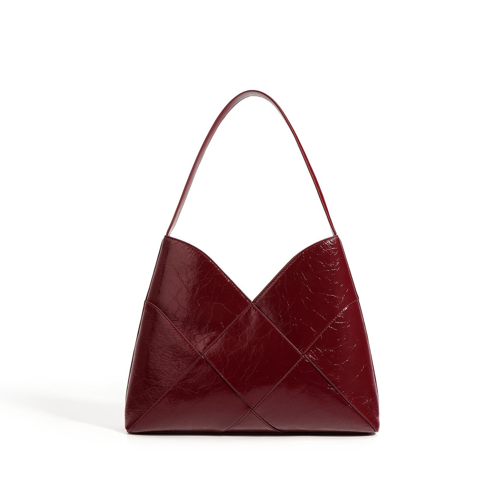 

Модная нишевая сумка подмышку Новая сумочка Повседневная Большая вместимость Одинарная сумка-ведро подмышку