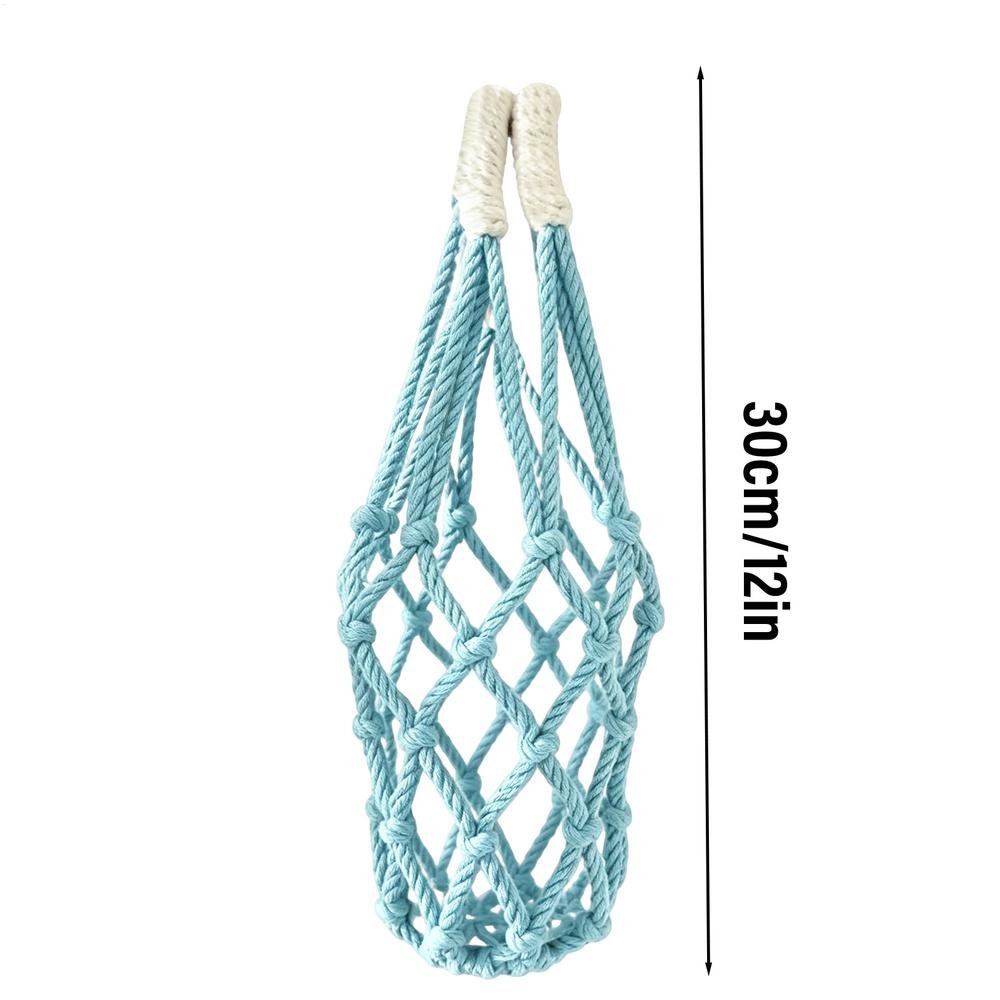 1PC Portable Coffee Cup Bag Hollow Out Bottle Bag Carrier Mugs Bag Foldable Water Bottle Bags Woven Net Bag Cup Cover