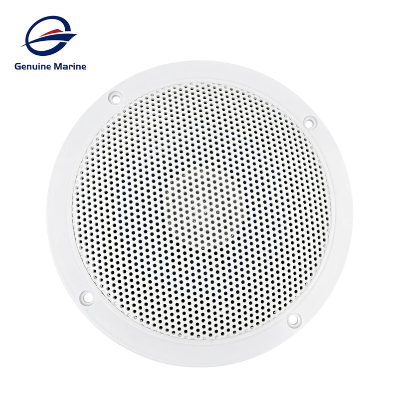 Genuine Marine 5.25" 80W IP66 Waterproof Marine Speakers White ABS Plastic High-Quality Sound for Motorcycle Boat Thalassa