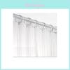 Modern Minimalist Metal Shower Curtain Hook Rings With Open Ends For Bathroom Decor