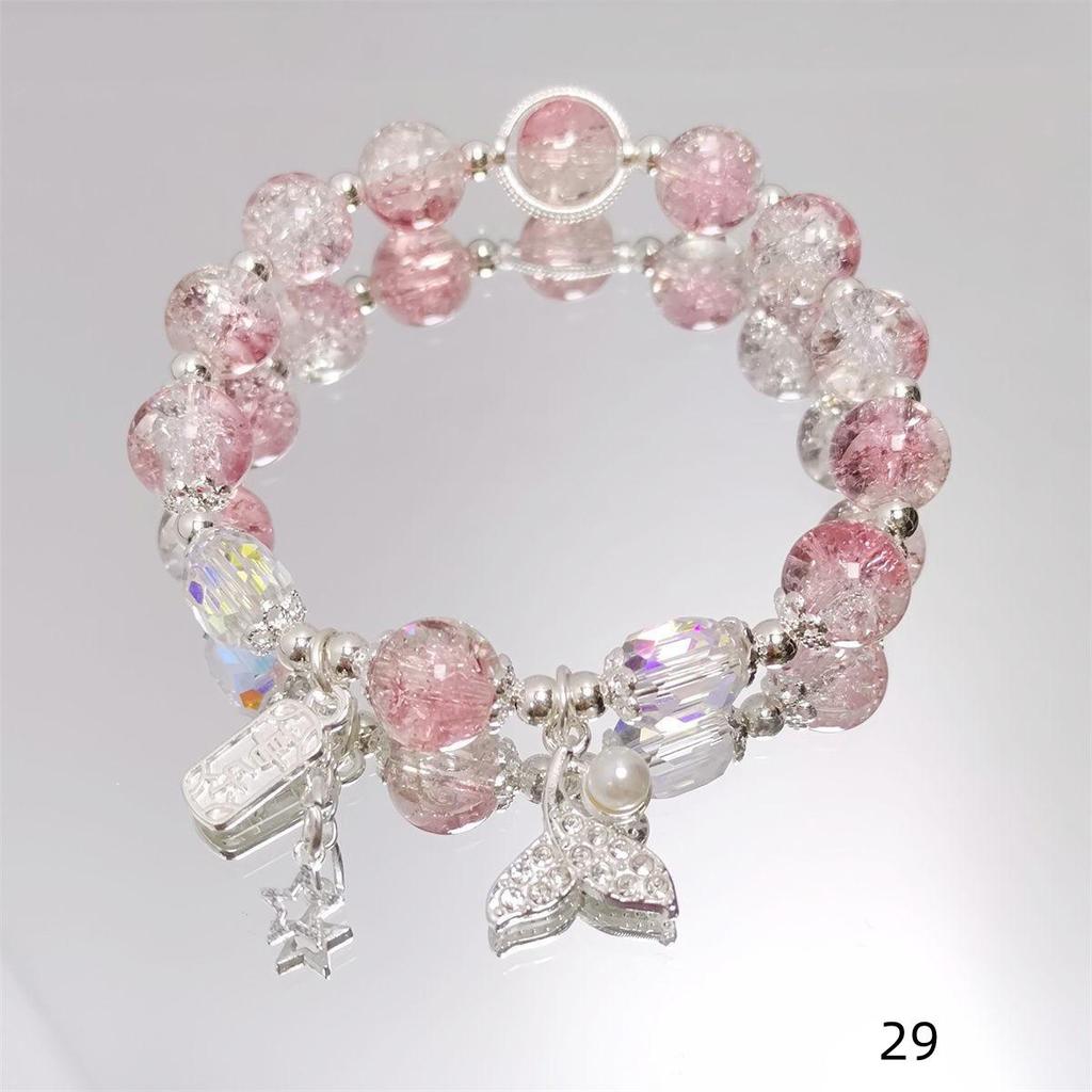 Mori Style Starry Sky Crystal Butterfly Bracelet - Elegant, Versatile Fairy Design for Women and Best Friends
