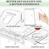 Acrylic Bath Caddy Drain Tray For Tub, Expandable Multifunctional Bathroom Organizer, Simple Bathtub Table Design