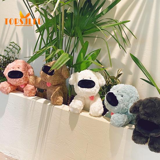 Plyšová hračka s velkým nosem, zatahovací jazyk, roztomilý výraz, plyšový pes, dětský společník, dárek k narozeninám, domácí dekorace