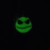 Halloween Scary Skull Luminous Keychain Key Holder Bag Hanging Pendant Gift