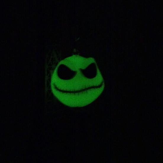 Halloween Scary Skull Luminous Keychain Key Holder Bag Hanging Pendant Gift