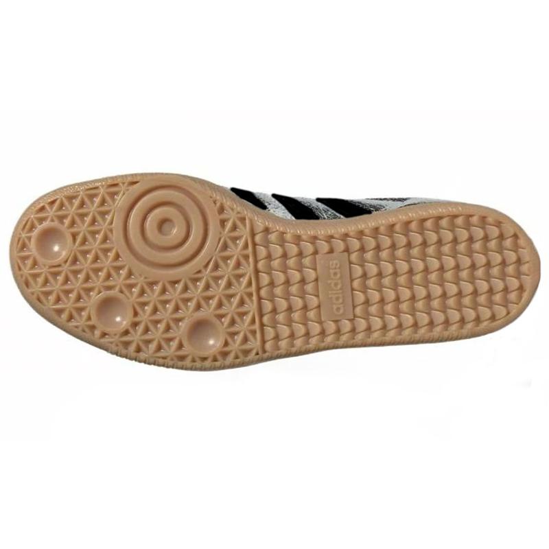 adidas Оригінали SAMBA OG Німецькі армійські кросівки Жіночі низькі Чорний/Сріблястий JR0035(Team96-S-BOX)