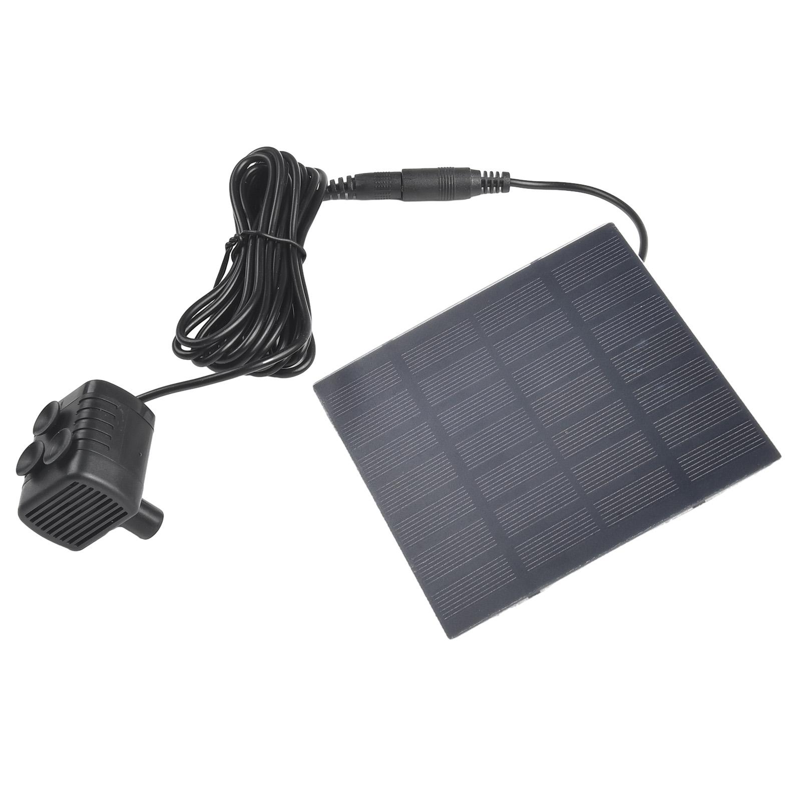 

Сонячний водяний фонтанний насос 7 В Безщітковий двигун Водяний насос на сонячних батареях для благоустрою саду Сонячна енергія/ Електричні частини