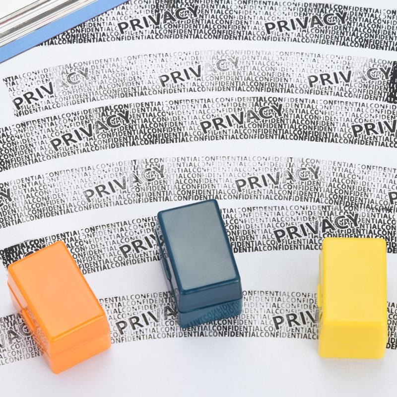 Roller Cipher Seal Confidentiality Stamp Courier Note Privacy Coating Seal List Document Contract Data Coating Cover Seal