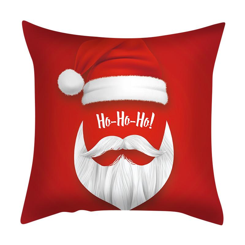 Santa Claus Pillowcase Nordic Exclusive for Amazon Living Room Bedroom Cushion Pillow Can Be Customized