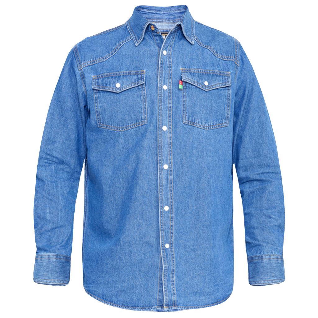 Duke Meeste D555 Western Denim Kingsize särk
