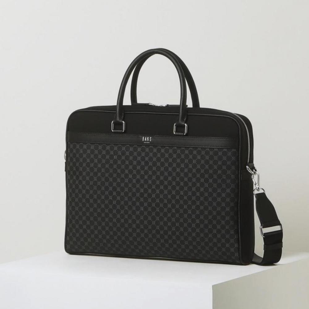 

Daks Dd Lewis Leather Mix Briefcase 15 Inch Laptop Single option