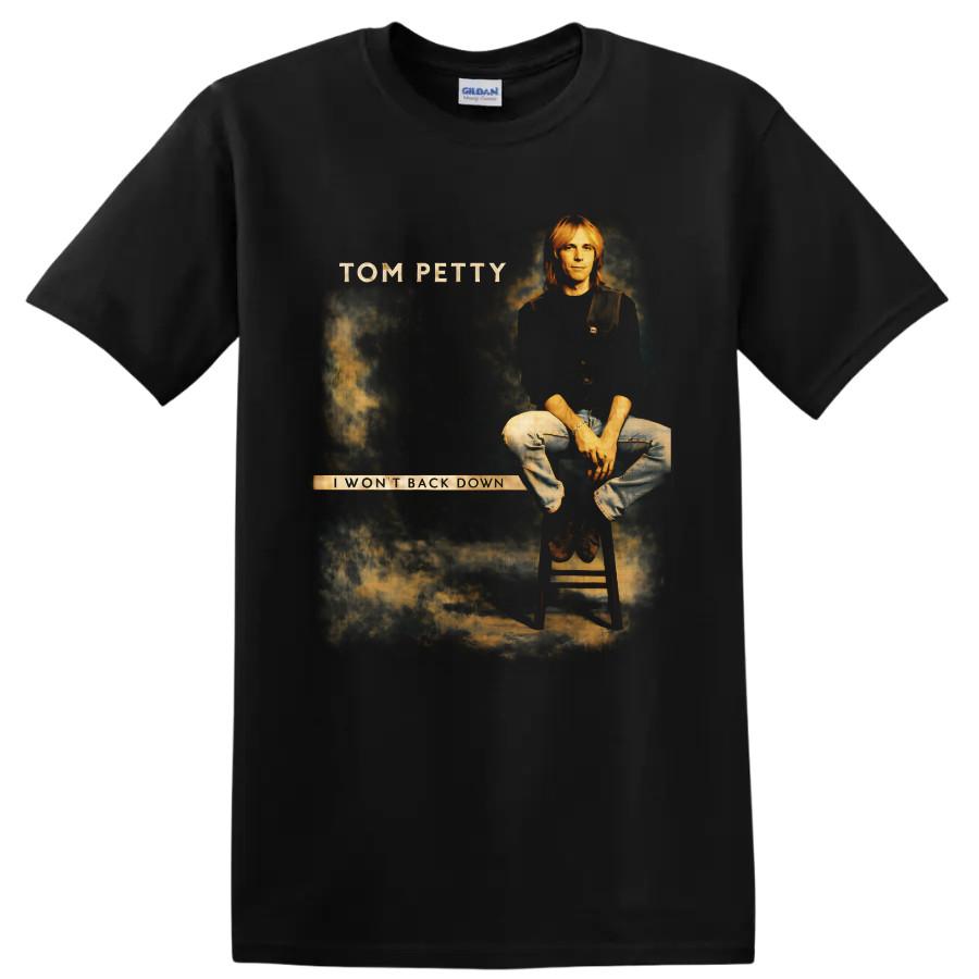 Tom Petty I Wont Back Down T Shirt Vintage Rock Music Graphic Tee Concert Gift