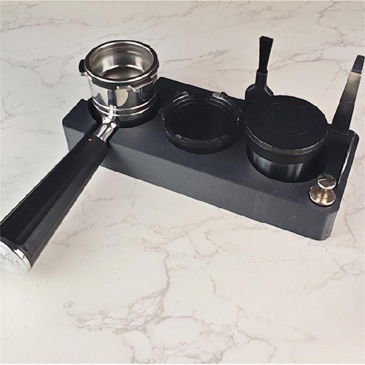 Ergonomic Portafilter Support Stand For Streamlined Coffee Making Process And Minimal Maintenance