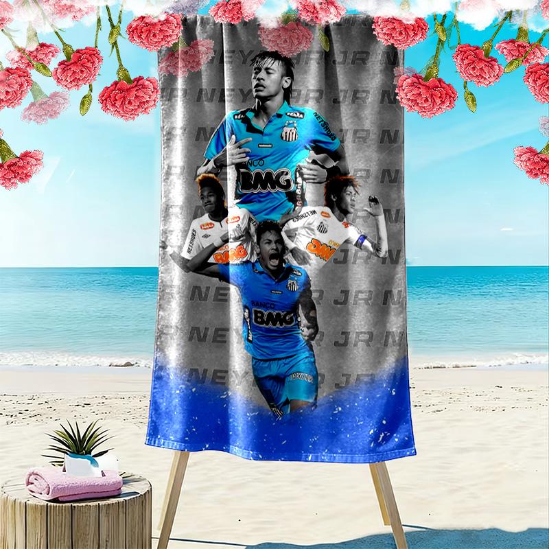 Dynamic Soccer Action beach towel soft beach quick-drying swim towel swim seaside beach towel Fashion printing beach