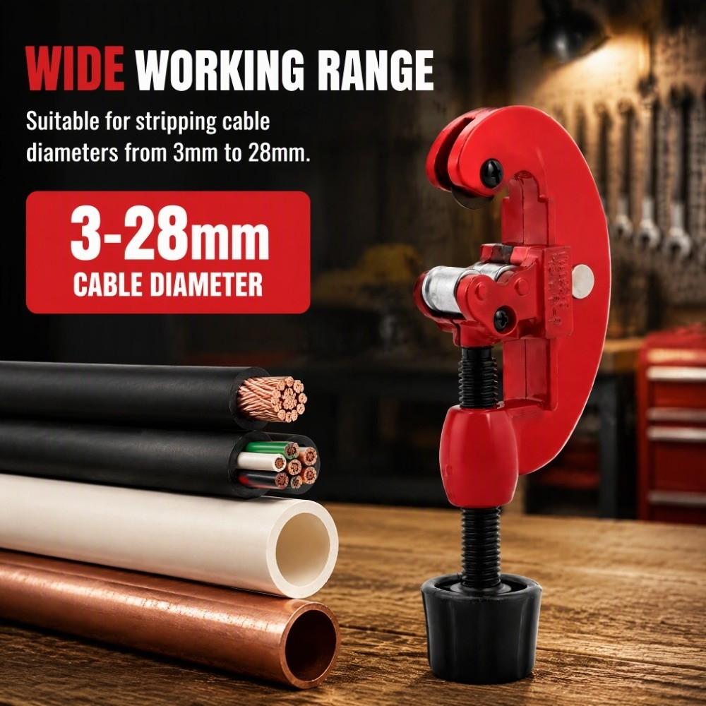 Manual Copper Pipe Cutter Portable Tube Cutting Tool Durable Metal Tube Cutter Plumbing Work