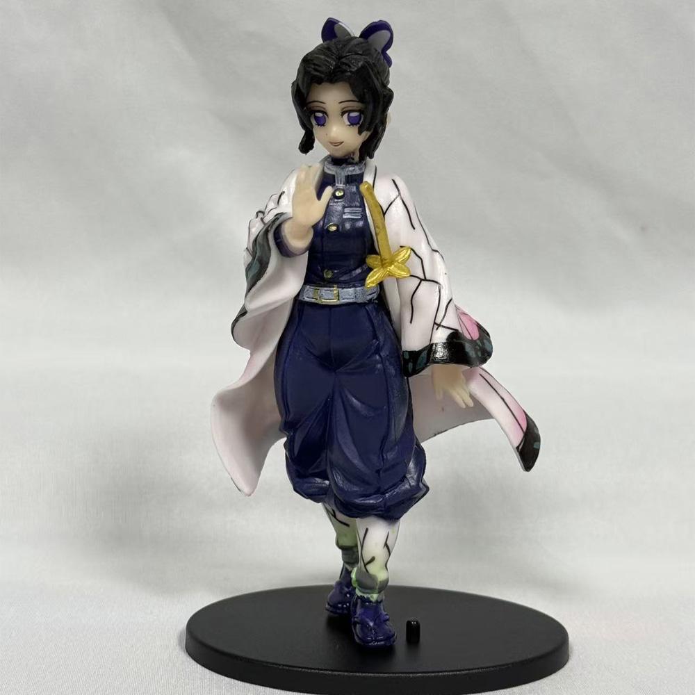 Non-Toxic .Spot Anime Slayer Kimetsu No Yaiba Figure Kamado Tanjirou Action Figure Agatsuma Zenitsu Nezuko Warrior Pvc Model Toys