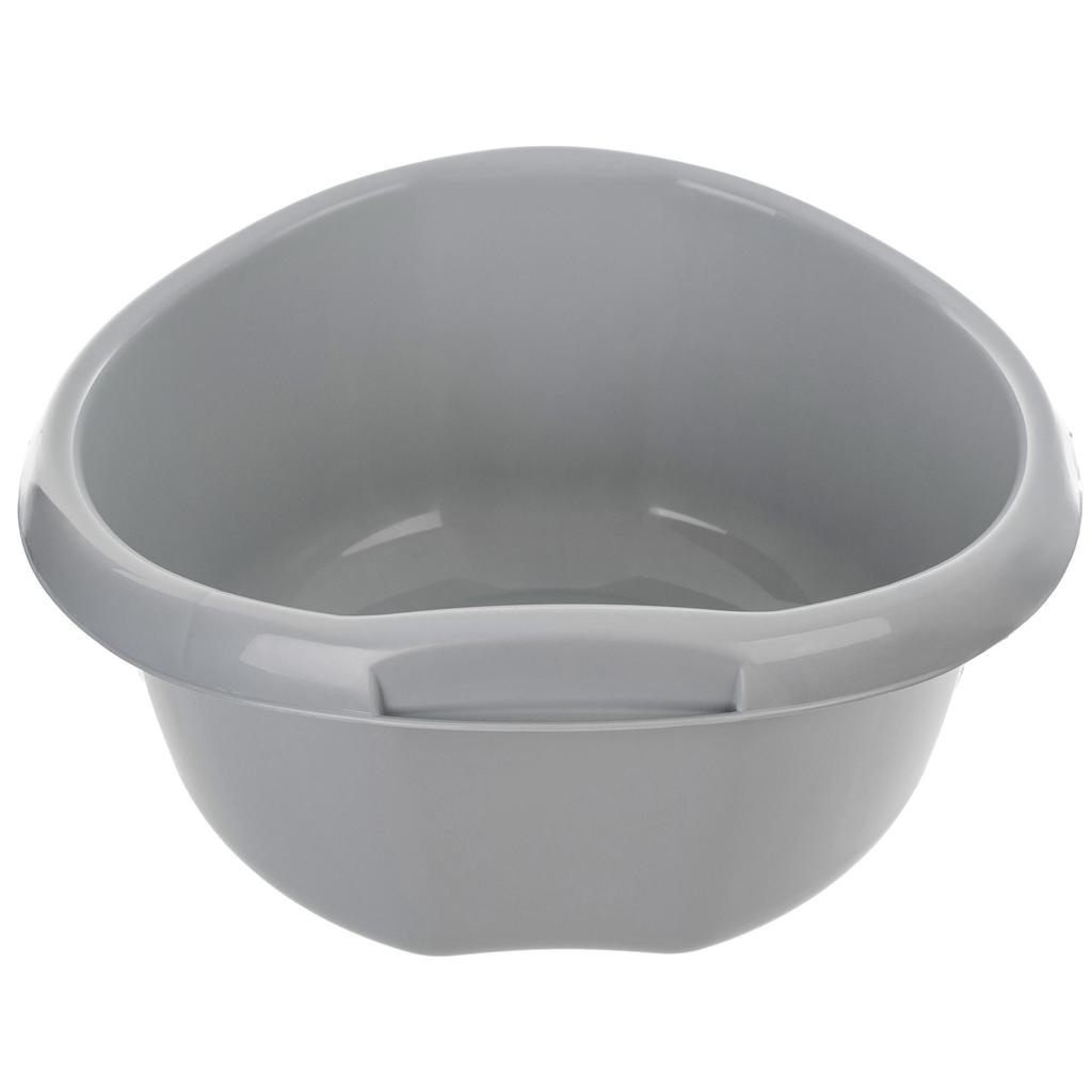 KADAX Miska Plastikowa Na Pranie Bieliznę 30L miednica Pojemnik Z Uchwytami 50 cm