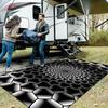1pc Black White Diamond Geometric Area Rug, Versatile All Season Decor, Ideal Gift, Perfect for Patio Poolside Balcony Bedroom