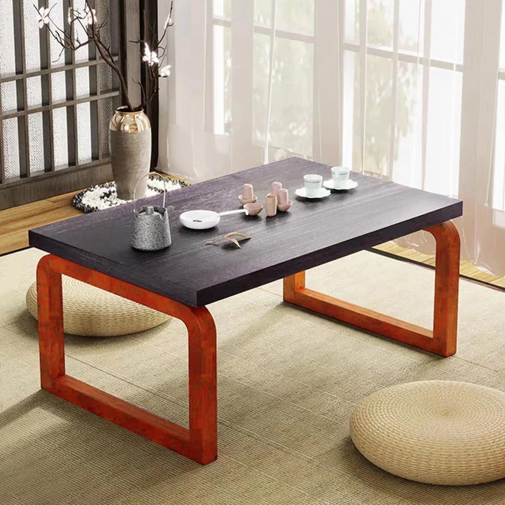 24x16 Zoll Holzboden Schreibtisch, Bett Tablett Tisch, niedriger Tisch, klappbarer Laptop Schreibtisch, zum Sitzen auf dem Boden, klappbarer Couchtisch