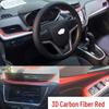 2016-2018 Chevrolet Malibu Carbon Fiber Interior Center Console Sticker