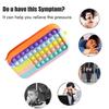 Push Bubble Pencil Pen Case Sensory Silicone Toy Stationery Storage Bag Decompression Toy for Kids Students Gifts